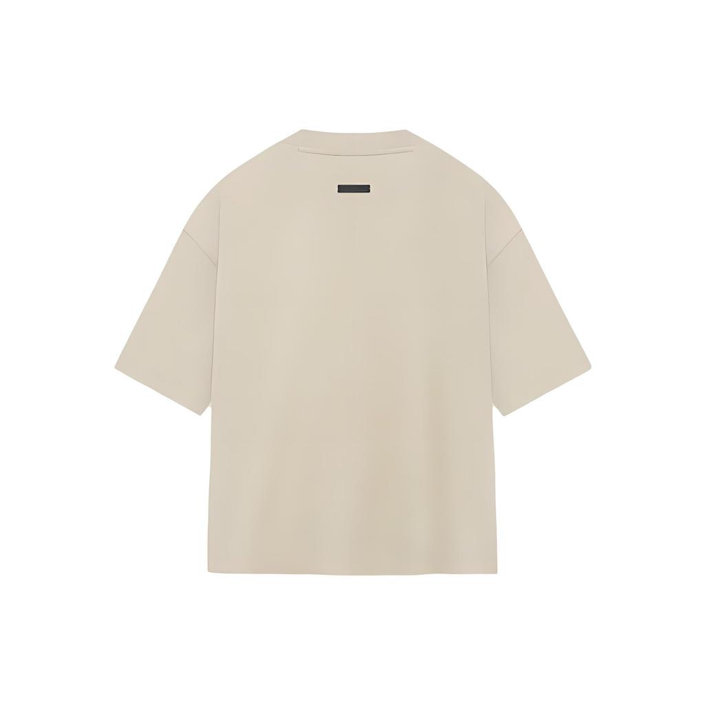 Fear of God Lounge Short-Sleeve Tee Cement Unisex Tops Tan FGLW50-004JER-024