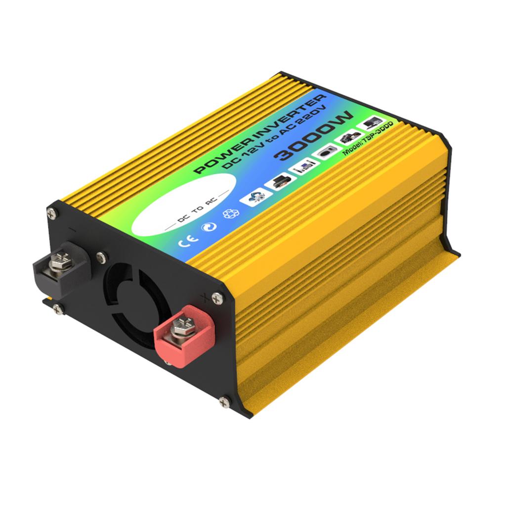 Peaks Power 3000W Modified Sine Wave Inverter High Frequency Power Inverter DC 12V to AC 220V Converter Car Power