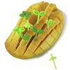 8Pcs/Set Fruit Fork Toothpick Leaves Decoration Lunch Box Bento Accessories