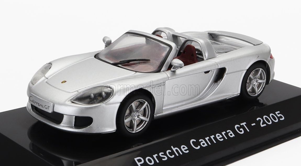 

Porsche Mini Car CARRERA GT SPIDER 2005 WITH SHOWCASE 1/43 (Silver) [Item]