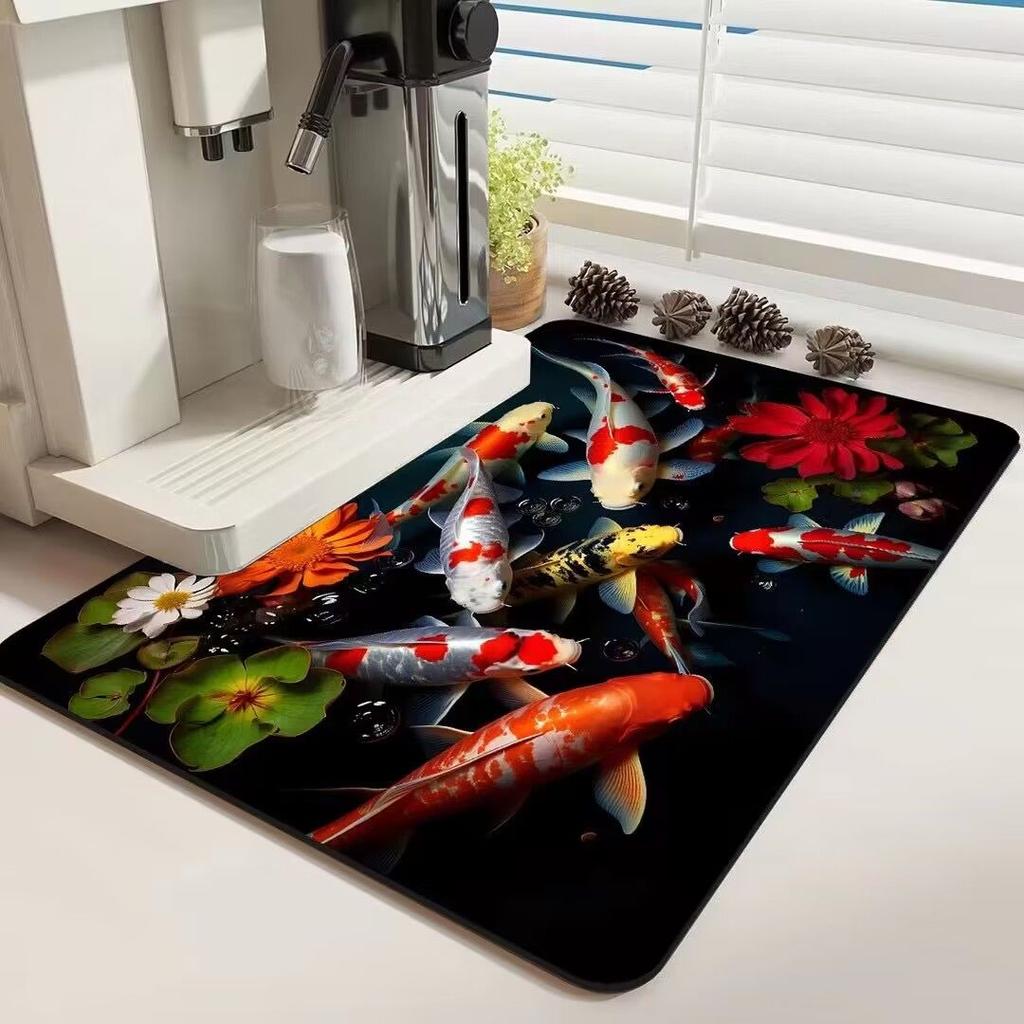 Super Absorbent Diatom Mud Soft Floor Mat Anti-Slip Rug Quick-Drying Absorbent Foot Pad Mats Dirt-resistant Erasable Big Carpet