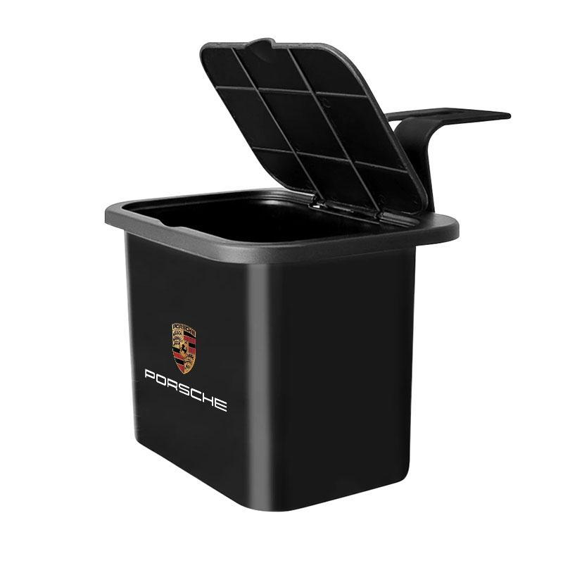 Hängender Mülleimer für die Rückenlehne des Autos Aufbewahrungskoffer Rücksitz-Organizer Für Porsche Boxster Cayenne Panamera Macan Cayman 911 918 996 917 991