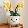 Simulated Potted Plush Toys Hyacinth Cactus Plant Animal Ornaments Flowers Decoration Children's Toys