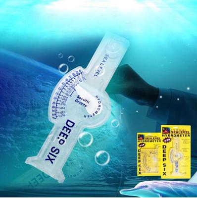 Aquarium PVC Brine Hydrometer Concentration Meter Salinity Meter Sea Hydrometer Supply Fish Tank