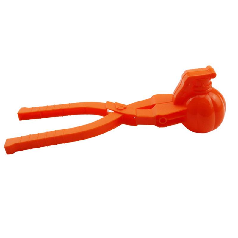 1 pinza para hacer bolas de nieve con forma de dinosaurio, muñeco de nieve, pato, pinza para hacer bolas de nieve, molde divertido para exteriores e invierno para niños, juguete deportivo para peleas de bolas de nieve