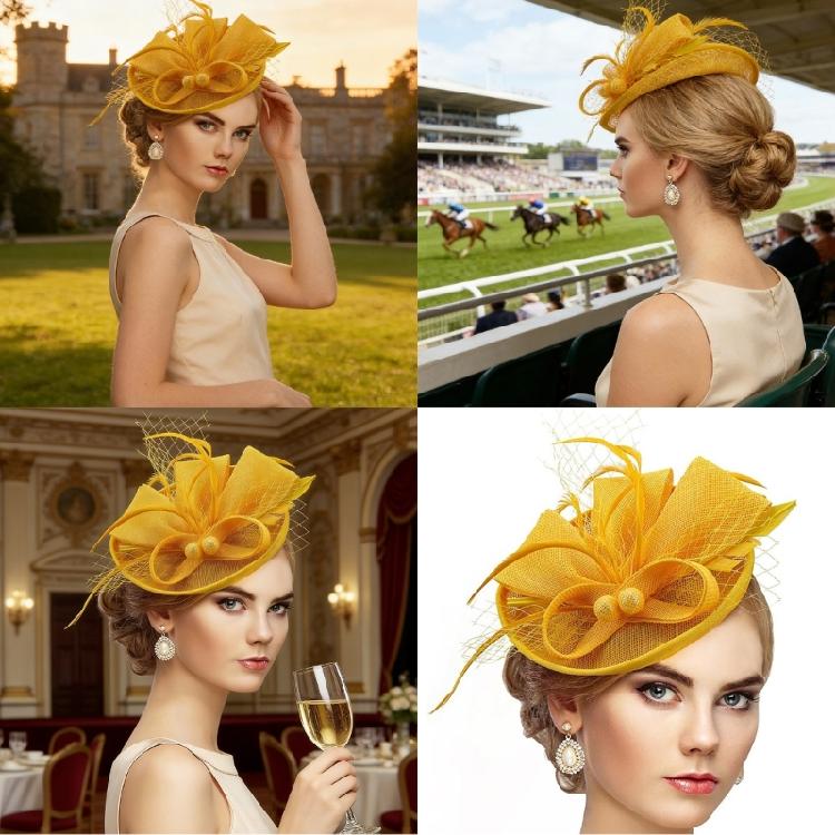 Trendy Raffia Bucket Hat With Feather Detail Comfort Fit And Adjustable Strap For Casual Or Formal Wear