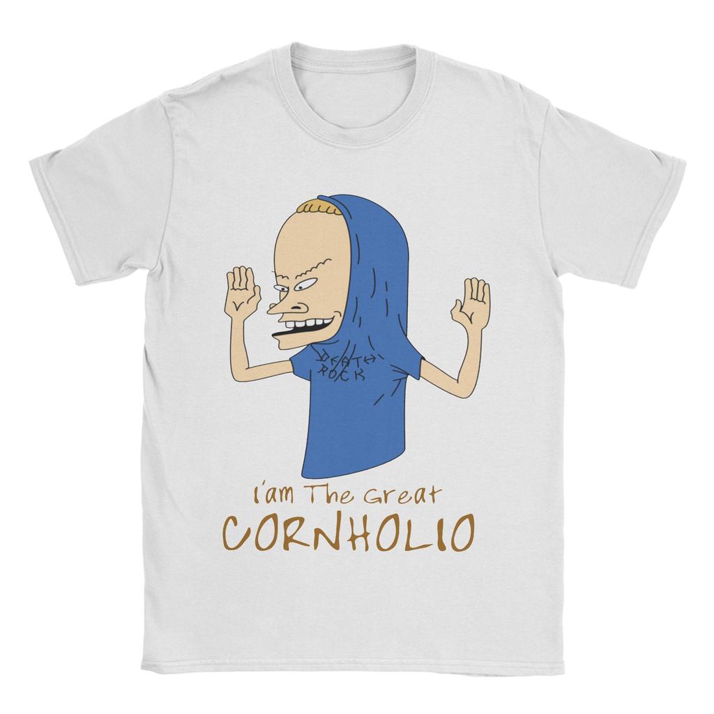 Beavis and Butthead Great Cornholio T Shirt 90s Cartoon BB 100 Cotton Clothing Vintage Short Sleeve Tees Plus Size TShirts