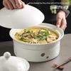 Deouxingguang Commercial Ceramic Heated Serving Dish with Lid