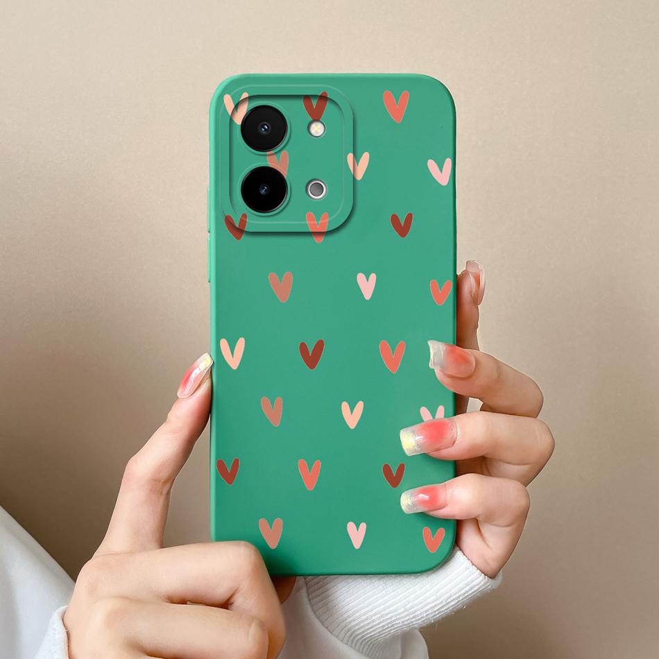 For Vivo Y28 Y28S Case Simple Butterfly High Quality Liquid Silicone Back Cover For Vivo Y 28 4G 5G Full Protection Phone Shell
