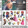 Brother Mario Party Favors Gifts Stamps Slap Bracelet Stickers Christmas Stocking Fillers Birthday Souvenirs Decoration Supplies