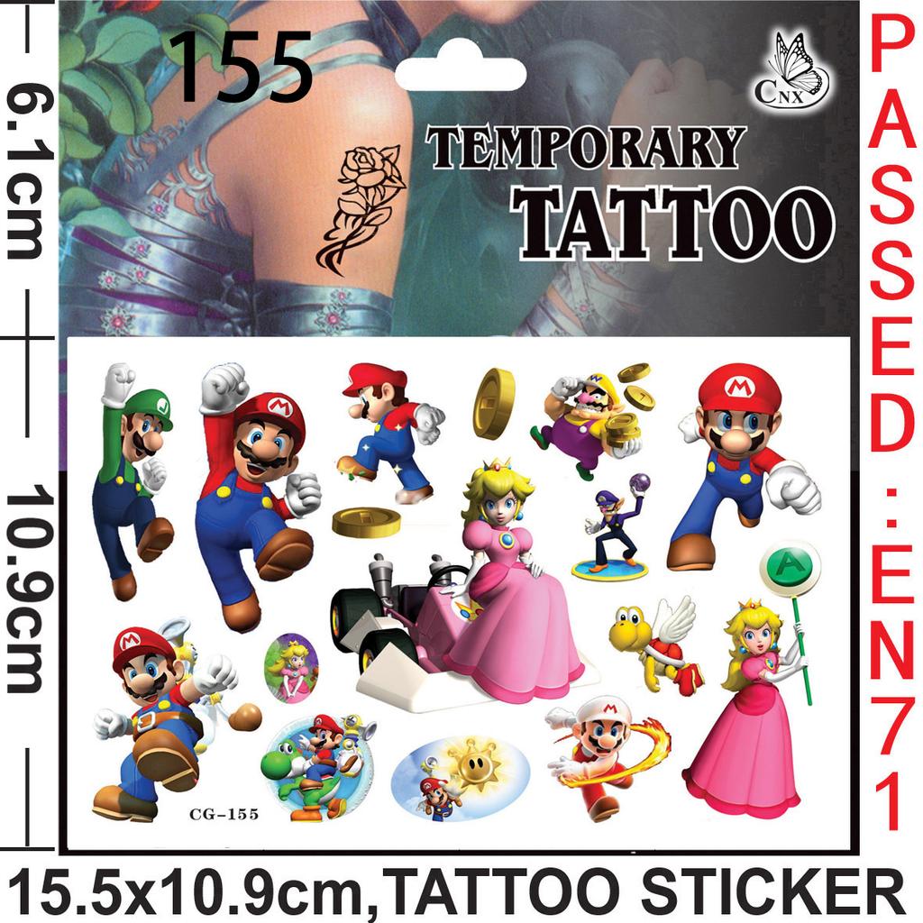 Brother Mario Party Favors Gifts Stamps Slap Bracelet Stickers Christmas Stocking Fillers Birthday Souvenirs Decoration Supplies