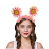 Simulierter Sonnenblumen-Frühlings-Haarreif Themenpark Hochzeitsfeier Niedliche Sonnenblumen-Kopfbedeckung