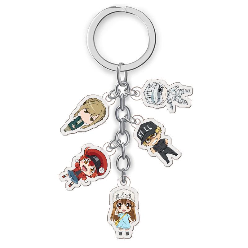 Cells at Work! Lactic Acid Bacteria Anime Keychain Pendant