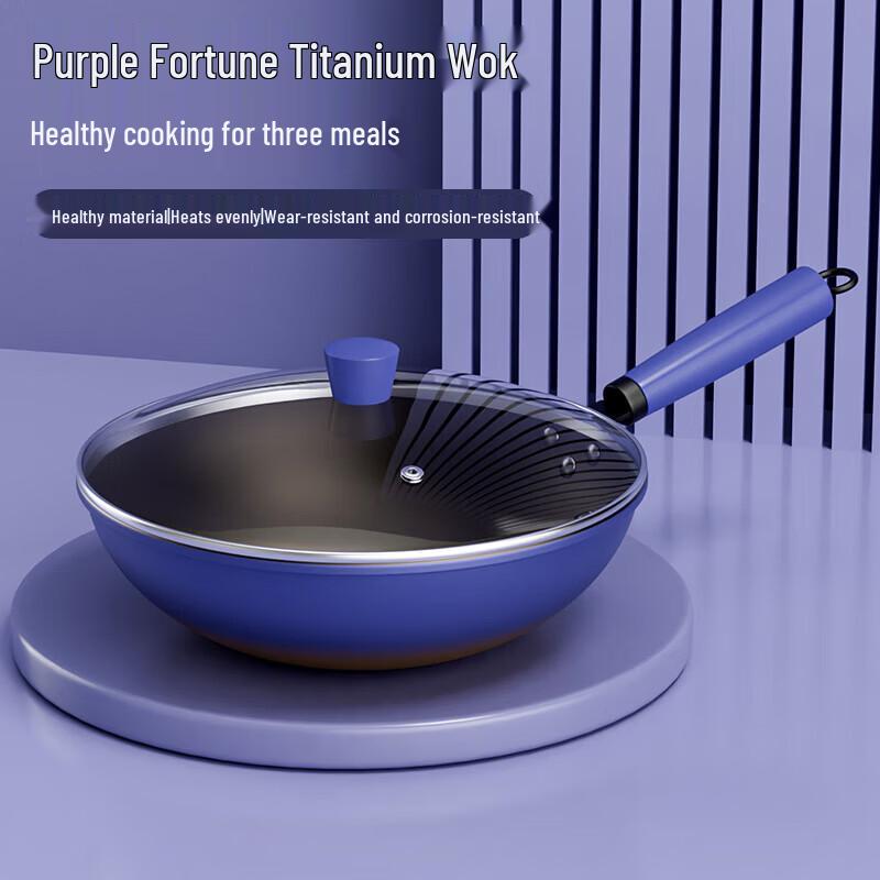 INMINDS 32cm Titanium Non-stick Wok