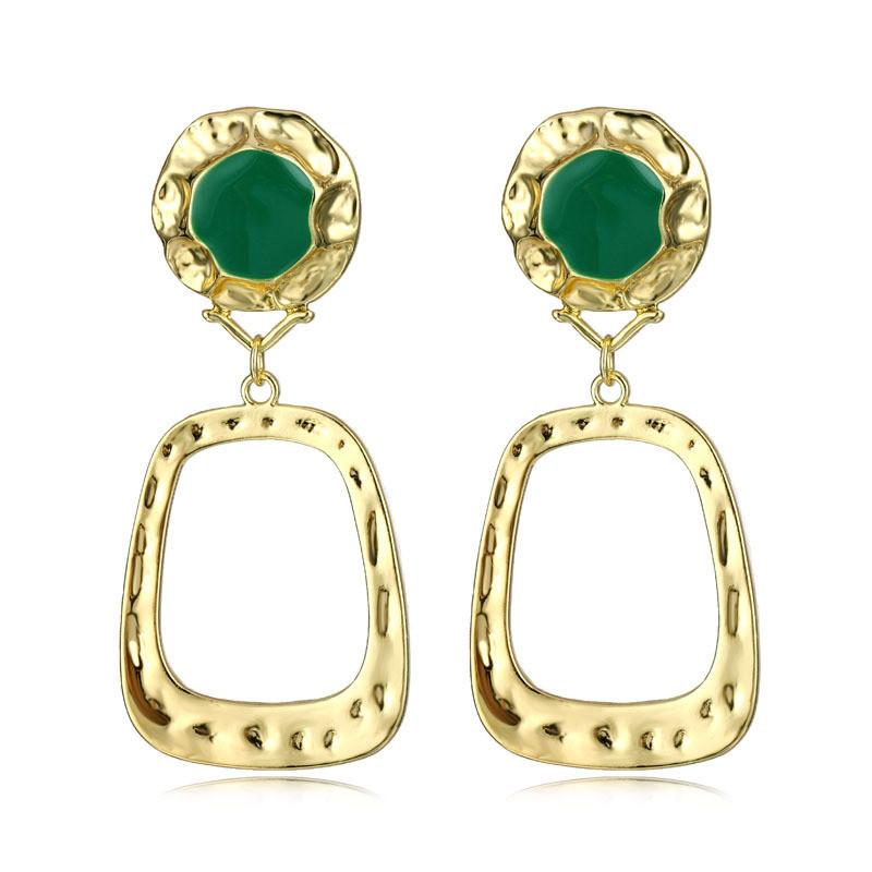 

Geometric Chic Alloy Earrings For Women Fashionable And Jewelry Minimalist