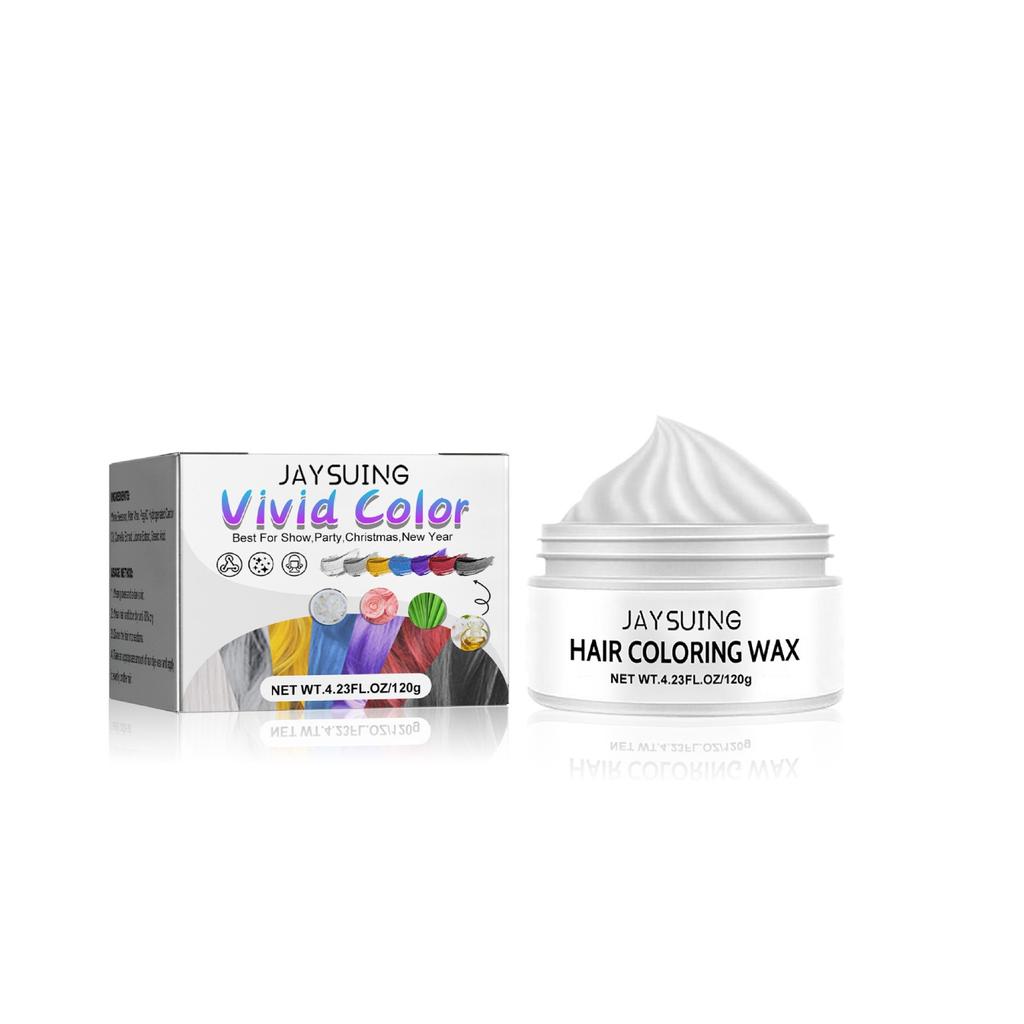 Crème colorante pour cheveux, cire pour cheveux, cire colorée pour cheveux, teinture naturelle pour cheveux, développement de la couleur sans abîmer les cheveux, 120 g