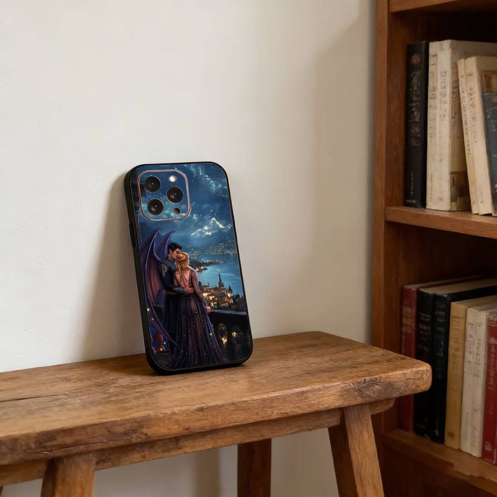 

Чехол для телефона Acotar A Court of Mist and Fury для iPhone 17,16,15,14,13,12,11 Plus,Pro Max,XS, Мягкий силиконовый черный чехол iPhone11ProMax
