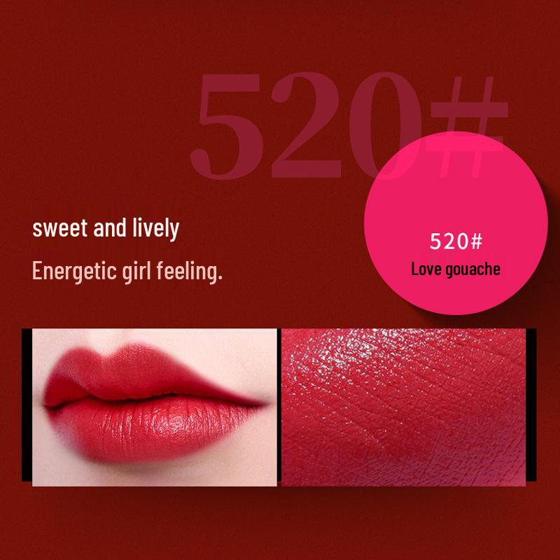 Shidan D'orsitan999 Velvet Matte Feuchtigkeitsspendender Lippenstift - Valentinstag-Edition, Farbton 520760