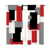 2pcs Geometric Pattern Curtains   Rod Pocket Decorative Window Drapes   Window Treatments For Bedroom Living Room Study   Home Deco