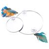 Acrylic Fish Exercise Mirror Fish Tank Ornament Fish Training Mirror  for Fish Tank