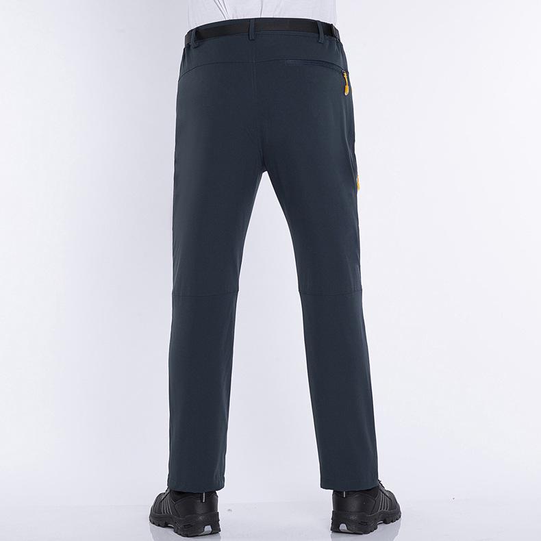 Men's Outdoor Shell Pants: Windproof & Waterproof, Single Layer, Ideal for Hiking & Mountaineering In Spring, Autumn, Winter.