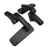 Motorcycle Scooter Rectangle Rearview Mirror Angle Adjustable Handlebar Mount Mirrors Blue Glass Rear View Mirror