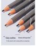 Haozhuang Dual End Eyebrow Pencil: Ultra-Fine, Waterproof, Smudge-Proof, Long-lasting for Natural Brows.