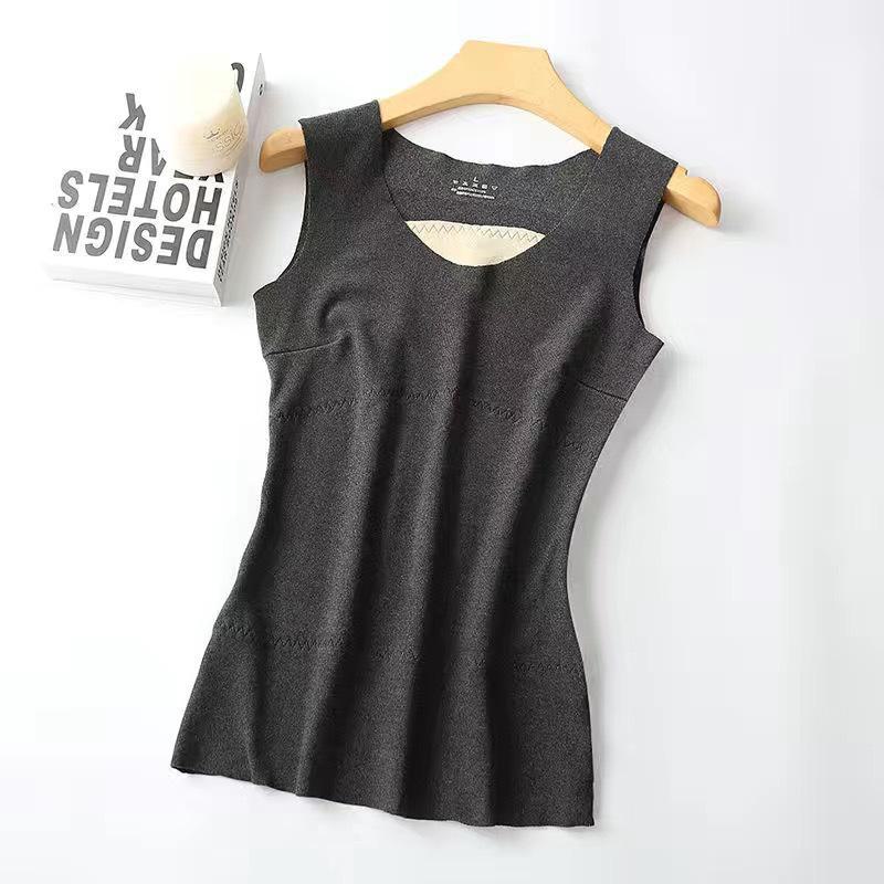 Women's Heated German Velvet Vest - Thickened, Seamless Design for Warmth and Protection