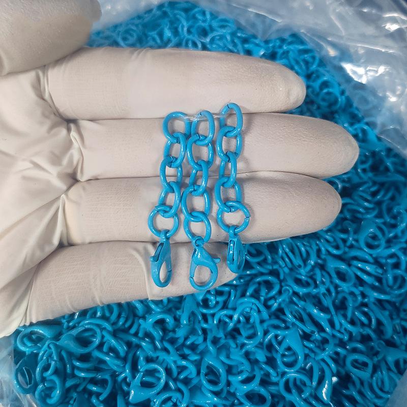 10-20PCS Metal Colorful Keyring Extension Chain Tail Lobster Clasps Keychain Charms for Necklace Bracelet Pendant Jewelry Making
