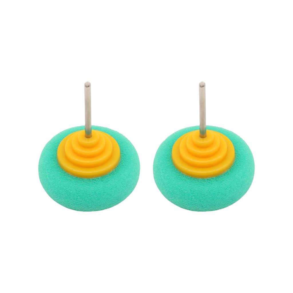 Pack mit 2 Hochdichte Schwamm-Polierpads für Autoräder und Oberflächen Bohraufsatz für Autopflege Präzise Arbeit