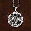 Vintage Anubis Cross Pendant For Men Stainless Steel Eye Of Horus Necklace Anka Amulet Jewelry Gifts Dropshipping