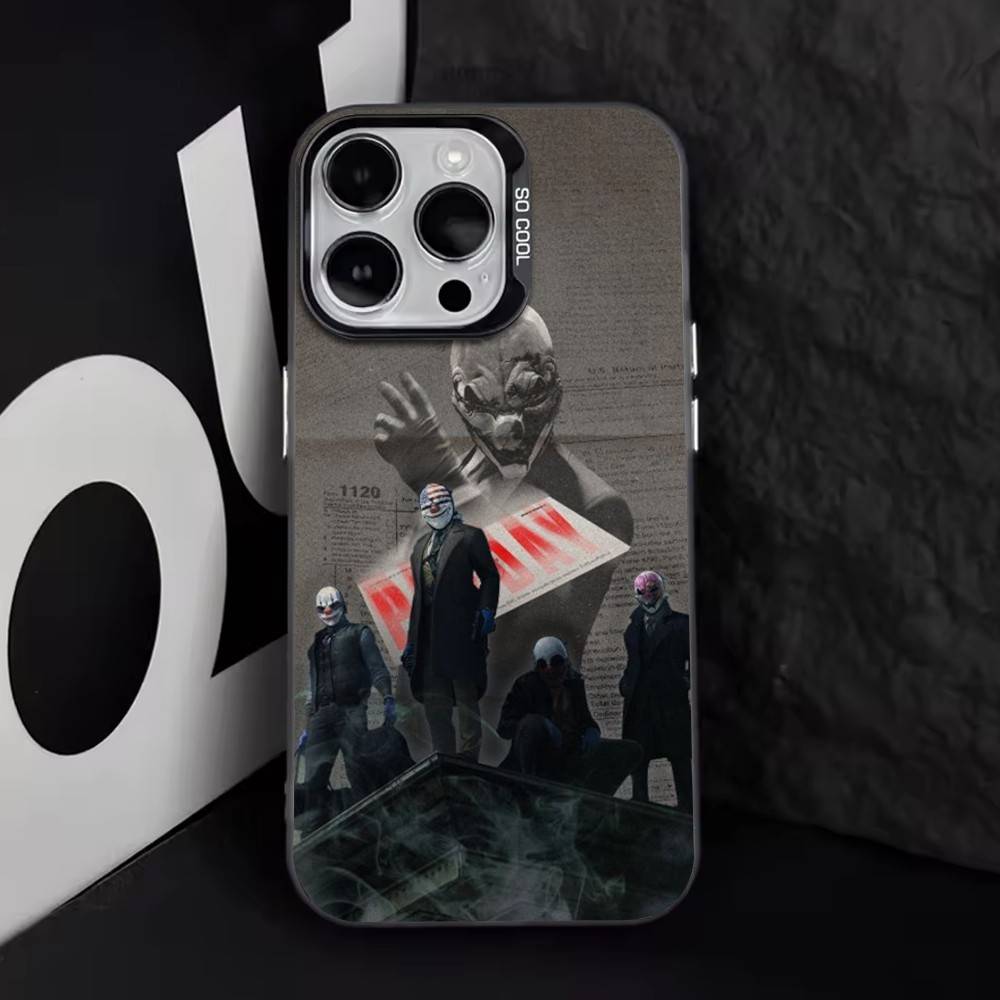 Gehaltstag Handyhülle Für iPhone 17,16,15,14,13,12,11 Plus,Pro Max,XS,Bunte Silberne Schwarze Hülle
