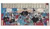 Prints from All Times and Tenugui Utagawa Tokugawa Shogunate Family Genealogy Ukiyo-e Places, (hand Towel), Yoshitora,