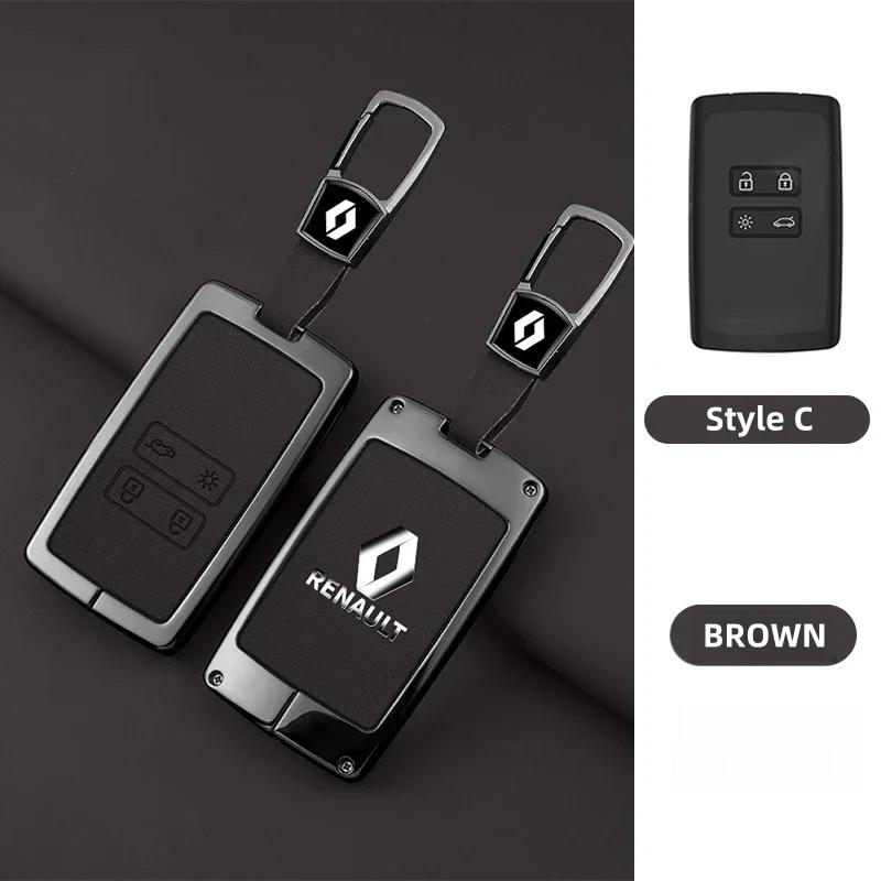 

Hub Caps New Zinc alloy Car Key Case Cover For Renault Espace 5 Kadjar Koleos Captur Megane 4 Talisman Arkana Dacia Sandero Remo