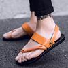 Fashion Men Sandals Casual Men Flat Sandals Outdoor Beach Water Shoes For Men Fashion House Flats Non Slip Ankle Wrap Shoes