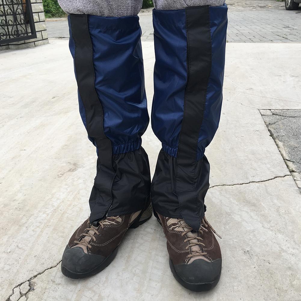 Nylon Ski Legging Gaiters Outdoor Snow Foot Cover Unisex Waterproof Leg Protection Guard Camping Hiking Travel Leg Warmers Cover