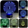 Night Led 3d Light Football Desk Lamp Illuminating Lights 7 Color Remote Gift