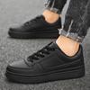 TUINANLE Black Comfortable Wide Toe Unisex Couple Sneakers Breathable Lightweight Mesh All Day Casual Walking Shoes for Daily Outdoor