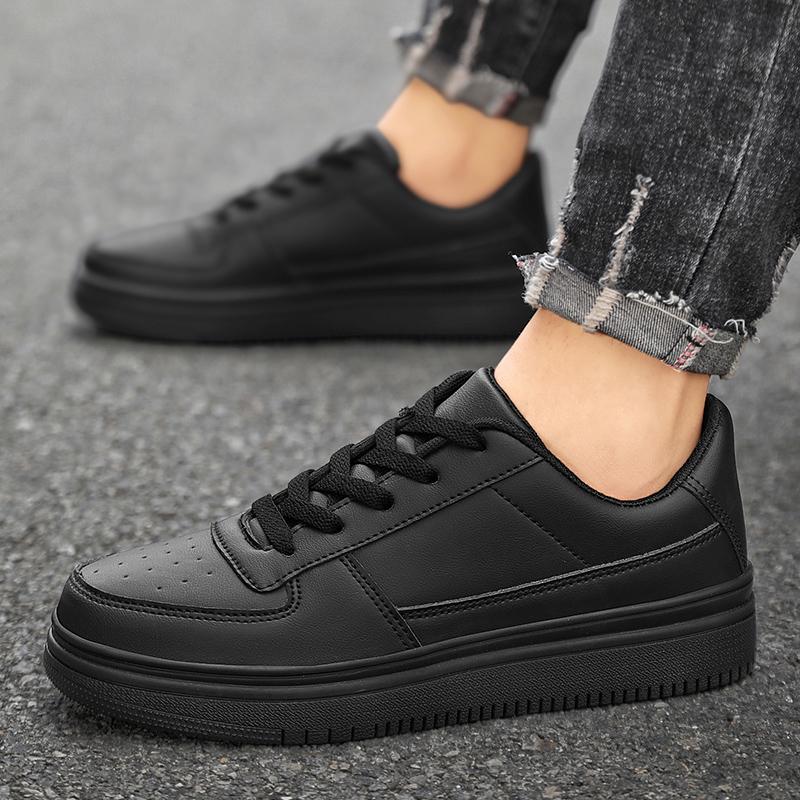TUINANLE Black Comfortable Wide Toe Unisex Couple Sneakers Breathable Lightweight Mesh All Day Casual Walking Shoes for Daily Outdoor