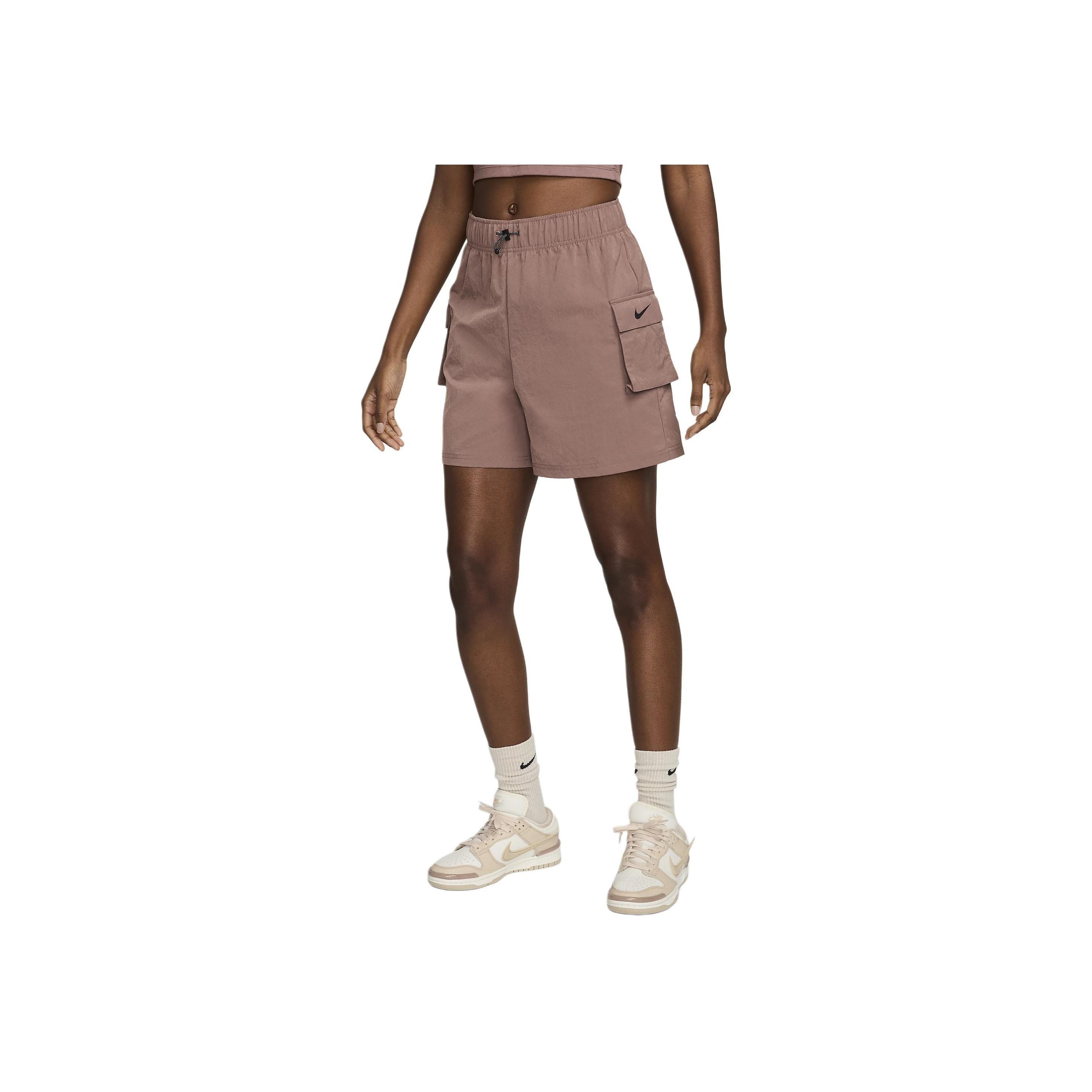 

Новые повседневные шорты Nike Sportswear Essentials Series для женщин, дымчато-лиловые, DM6247-208 XS