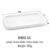 ZISIZ Melamine Rectangular Serving Tray