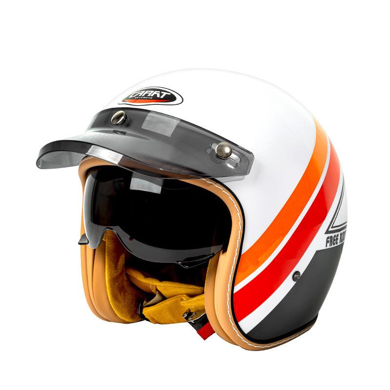 Unisex American Cruiser 3/4 Motorcycle Helmet