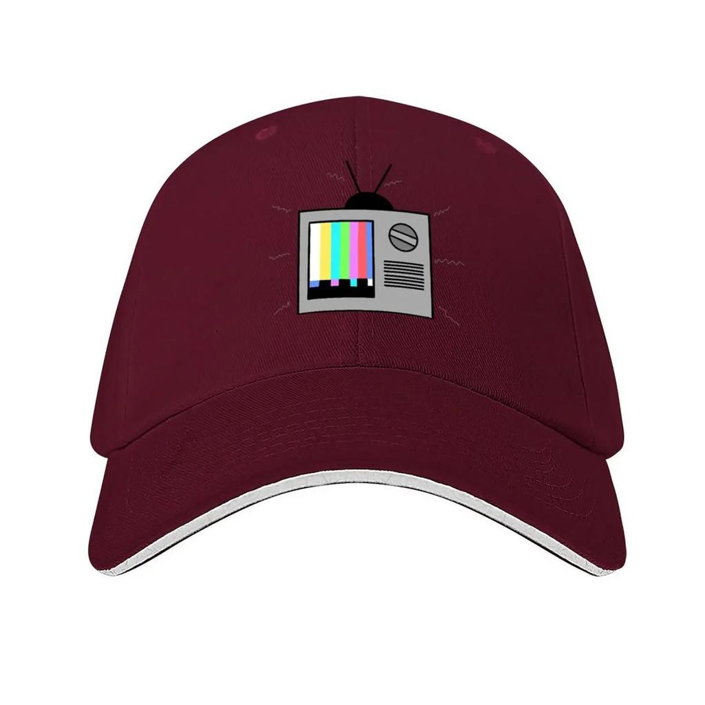 Retro kaputter Fernseher Baseballkappe Golfhut echte lustige Hüte Bommelmütze Hut Unisex Luxus Damen Golfbekleidung Unisexs