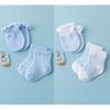 4 Pairs Kids Babyborn Socks Gloves Anti-scratch Breathable Protection Face Mittens Shower Gift