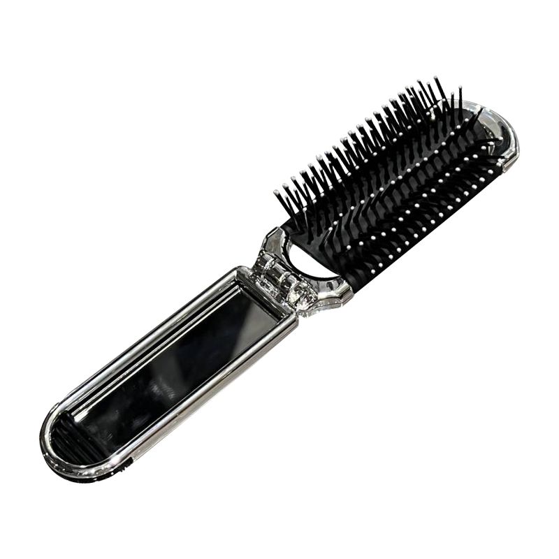 Легкая роскошная портативная портативная расческа на воздушной подушке, женская и мужская специальная расческа с зеркалом, встроенная складная маленькая расческа, массажная расческа Shunfa 1 Only