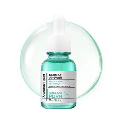 CNP Laboratory DermaAnswer Zklidňující ampule s mátou Azelaová elasticita pleti Pleť Korejská Oficiální AZELAIC-PDRN 15+ (15 ml) - 15% Kyselina, PDRN, Péče, Bariéra,