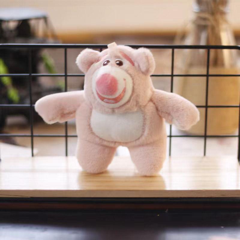 Cute Lotso Strawberry Bear Plush Pendant For Toy Story Fans