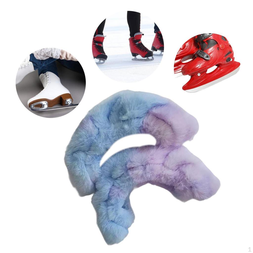 Ice Skate Blade Cover, Guard, Portable Practical Plush Protector for