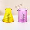 1 Set Educational Mini Measuring Cups Plastic Teaching Aid Science Experiment Sensory Diy 4 Colored Measuring Cups