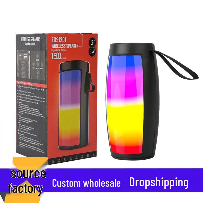 Pulse 1202 Multifunctional Portable Bluetooth Speaker with Lights - Wireless Subwoofer for Mobile Phones